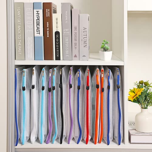 Classic EOOUT 24pcs Mesh Zipper Pouch Bags, for Organizing Storage, for Daily Use