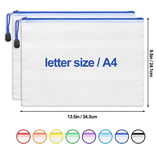 Classic EOOUT 24pcs Mesh Zipper Pouch Bags, for Organizing Storage, for Daily Use
