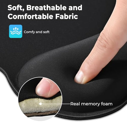 Classic EooCoo Ergonomic Mouse Pad with Wrist Support, Mousepad for Daily Use