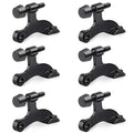 Eco-Friendly HOMOTEK 6 Pack Hinge Pin Black Door Stopper,Adjustable Deluxe Heavy Collection