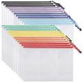 Classic EOOUT 24pcs Mesh Zipper Pouch Bags, for Organizing Storage, for Daily Use